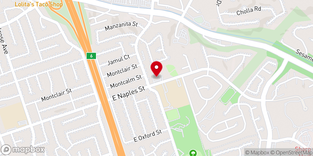 Map showing location of Bayview Orthodox Presbyterian Church