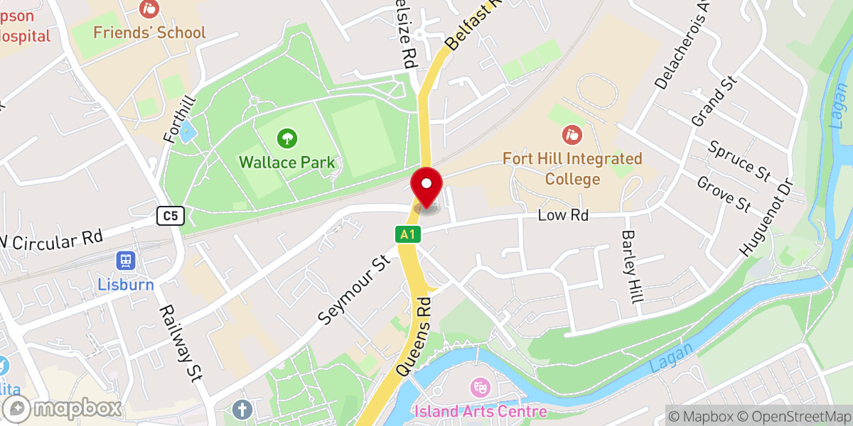 Map showing location of Seymour Street Methodist Church