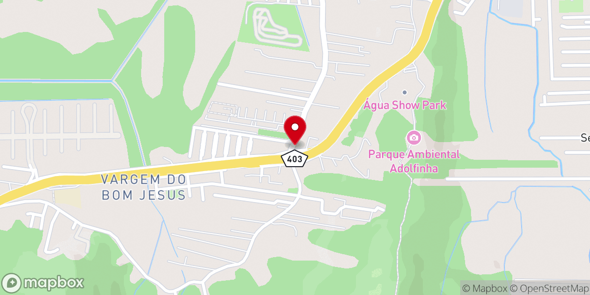 Map showing location of Igreja Pentecostal Missão Final