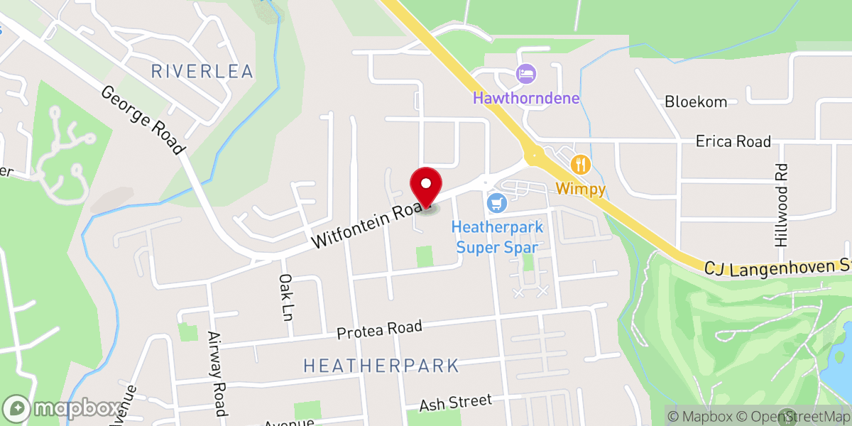 Map showing location of Arise Community Church