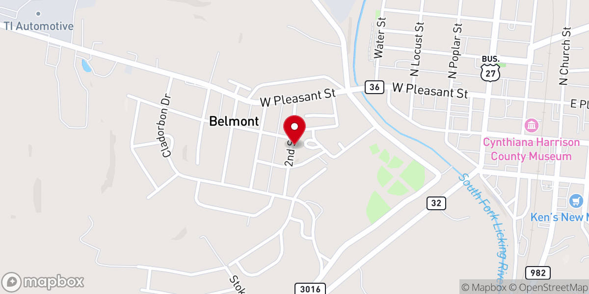 Map showing location of Christ First Christian Church