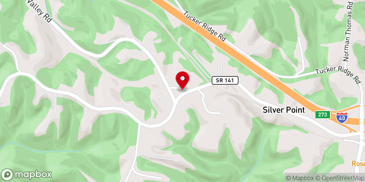 Map showing location of Presbyterian Church