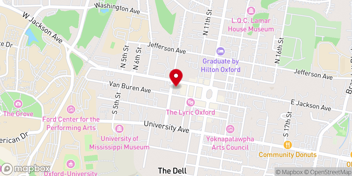 Map showing location of Saint Peters Episcopal Church