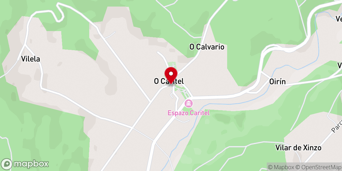Map showing location of Centro de Interpretación de San Martiño de Mondoñedo