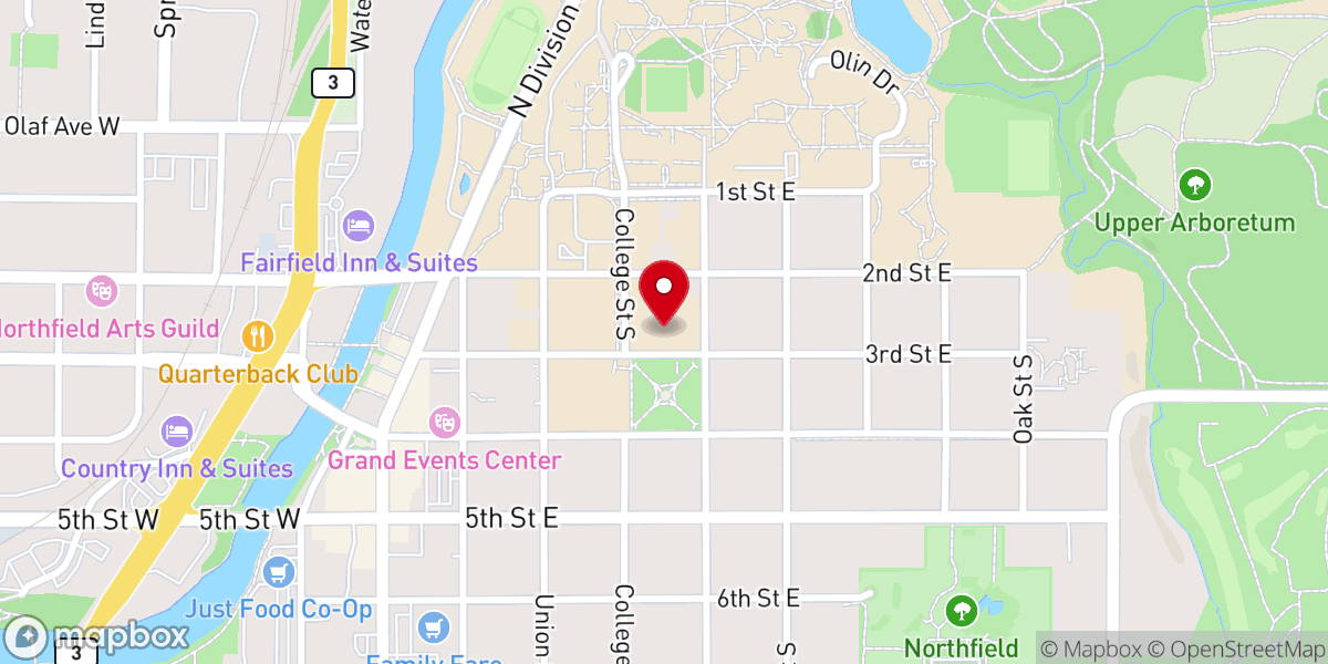 Map showing location of Parish House