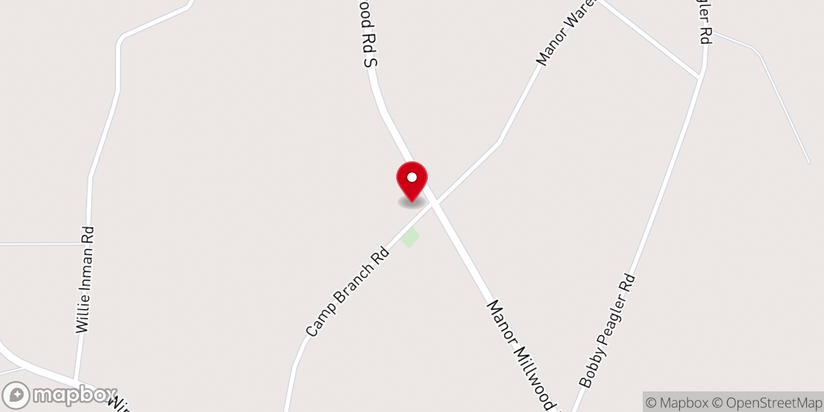 Map showing location of Zenith Baptist Church