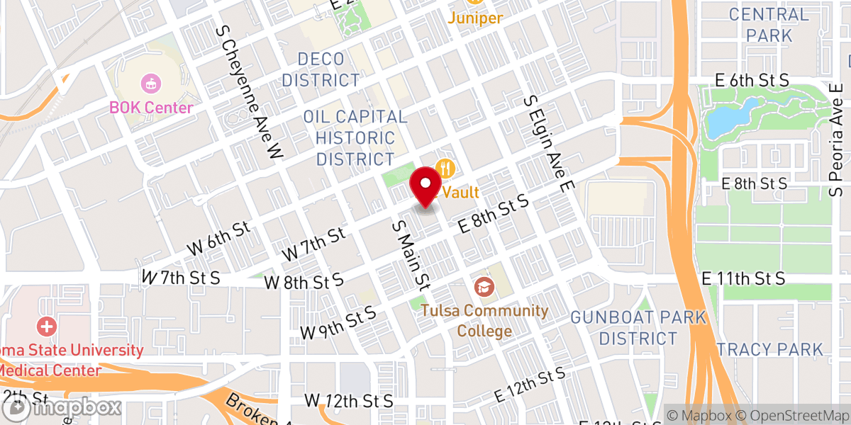 Map showing location of Bernsen Community Life Center