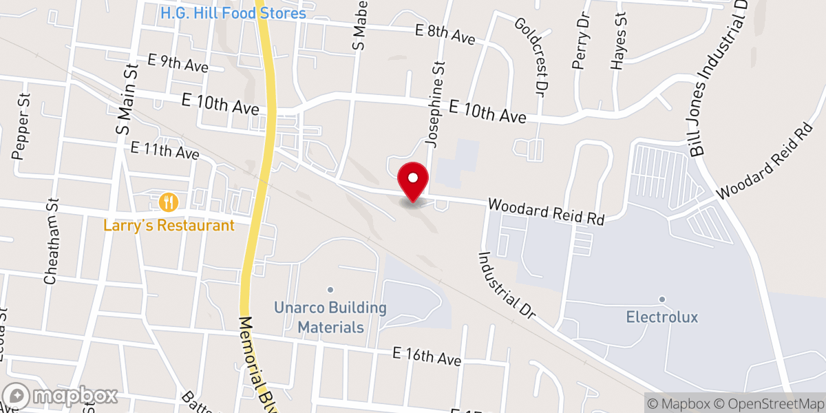 Map showing location of Baptist Church Planting Ministry