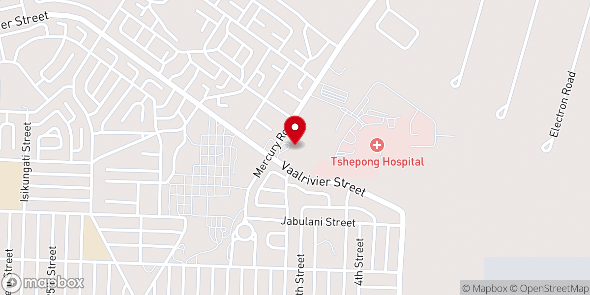 Map showing location of Abundant Life Outreach International