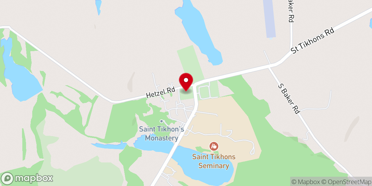 Map showing location of Metropolitan Platon's Chapel