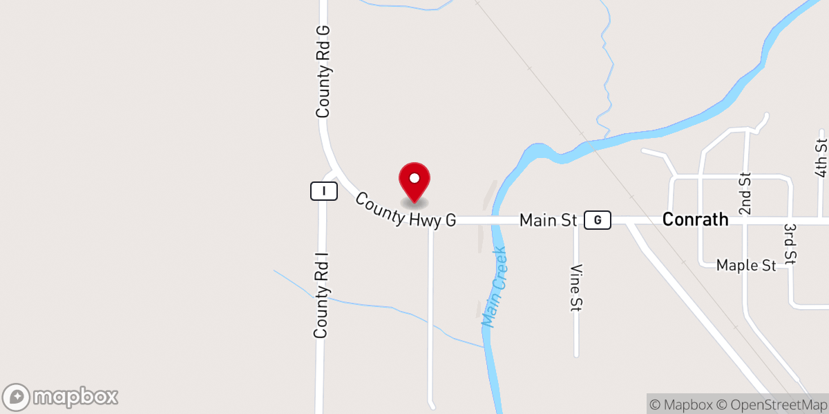 Map showing location of Holy Trinity Episcopal Church