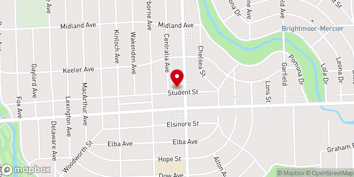 Map showing location of Covenant Community Church