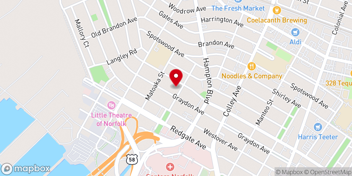 Map showing location of Saint Andrew Protestant Episcopal Church