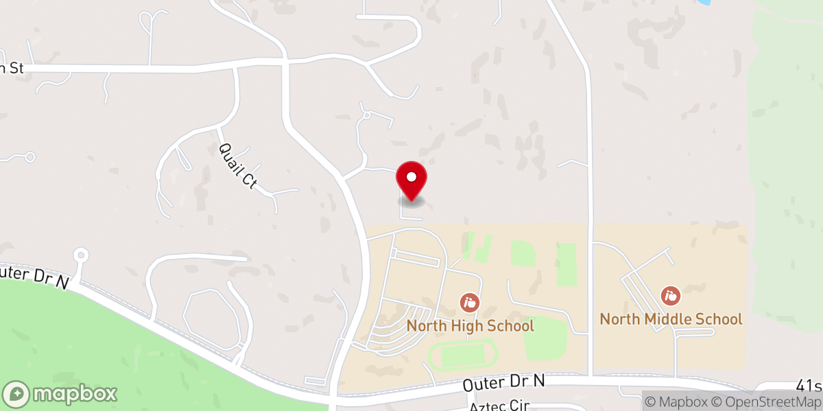 Map showing location of Sioux City First Church