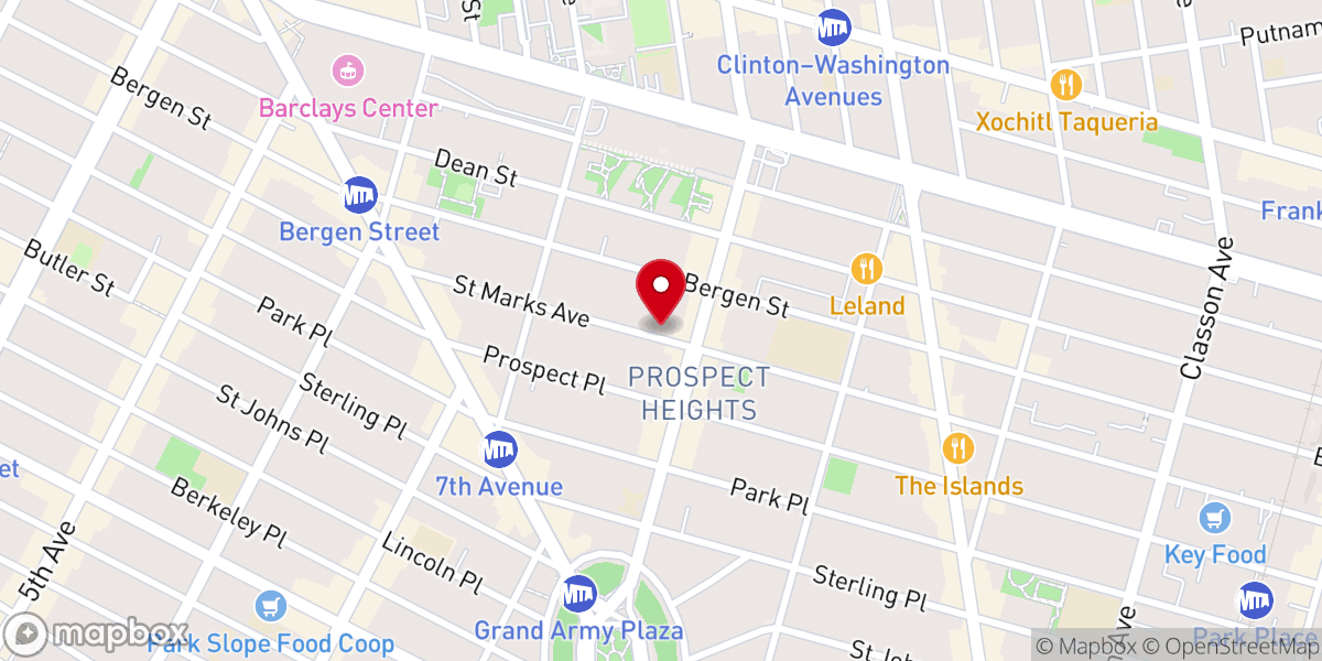 Map showing location of Church of God Victory