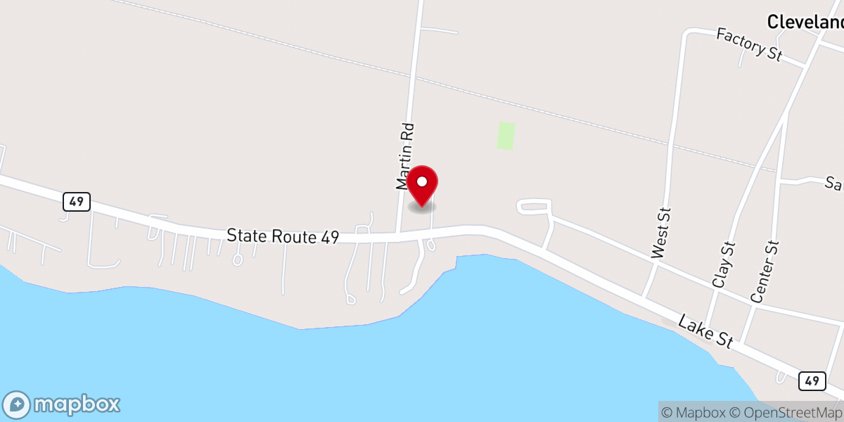 Map showing location of Bethel Community Fellowship
