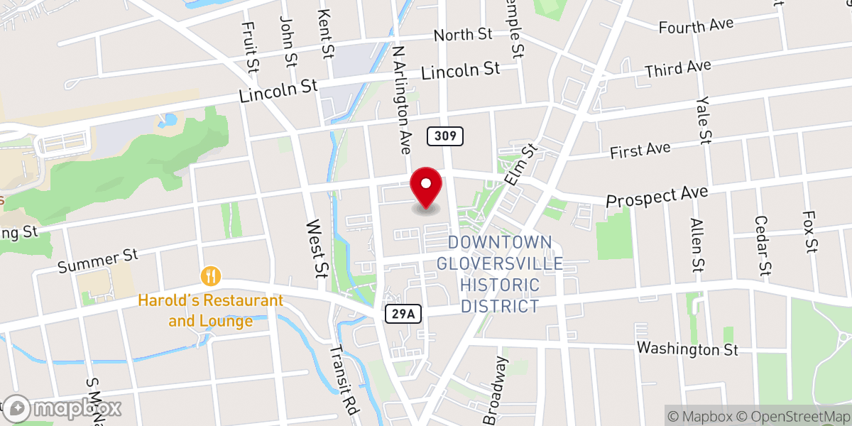 Map showing location of Midtown Plaza