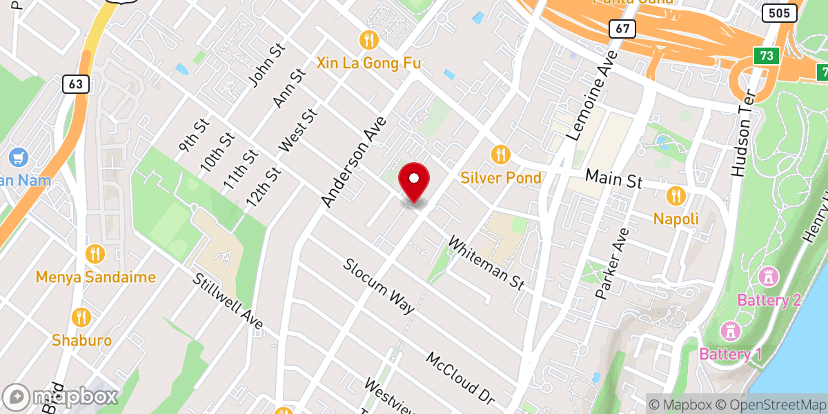 Map showing location of Love Joy Peace Church Inc