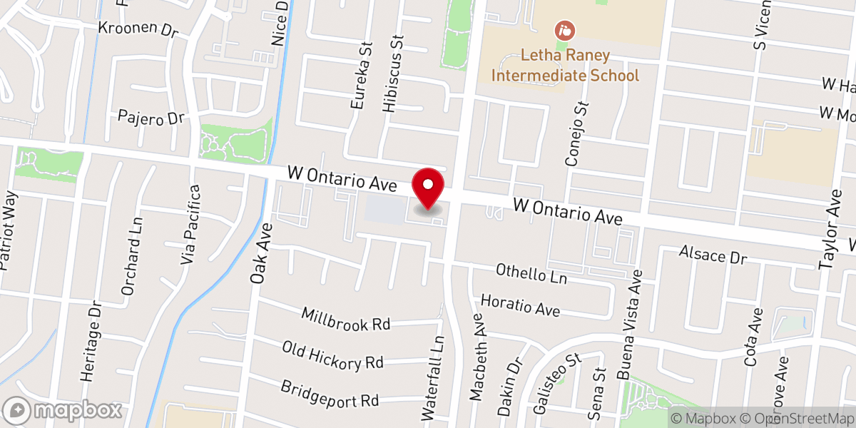 Map showing location of New Day Christian Fellowship