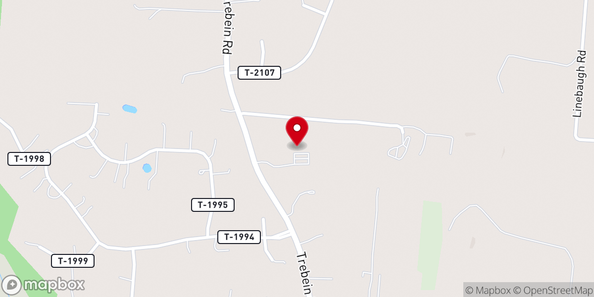 Map showing location of Lifeway Pentecostals