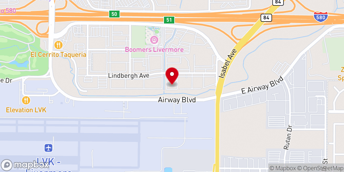 Map showing location of New Beginnings Church