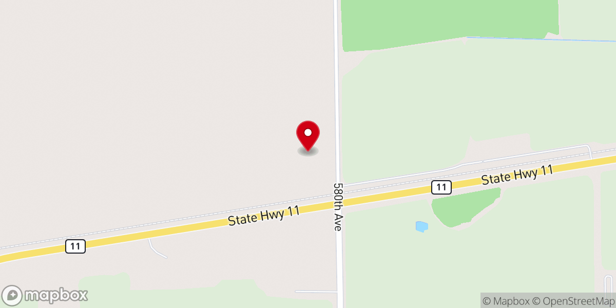 Map showing location of Westside Baptist Chapel
