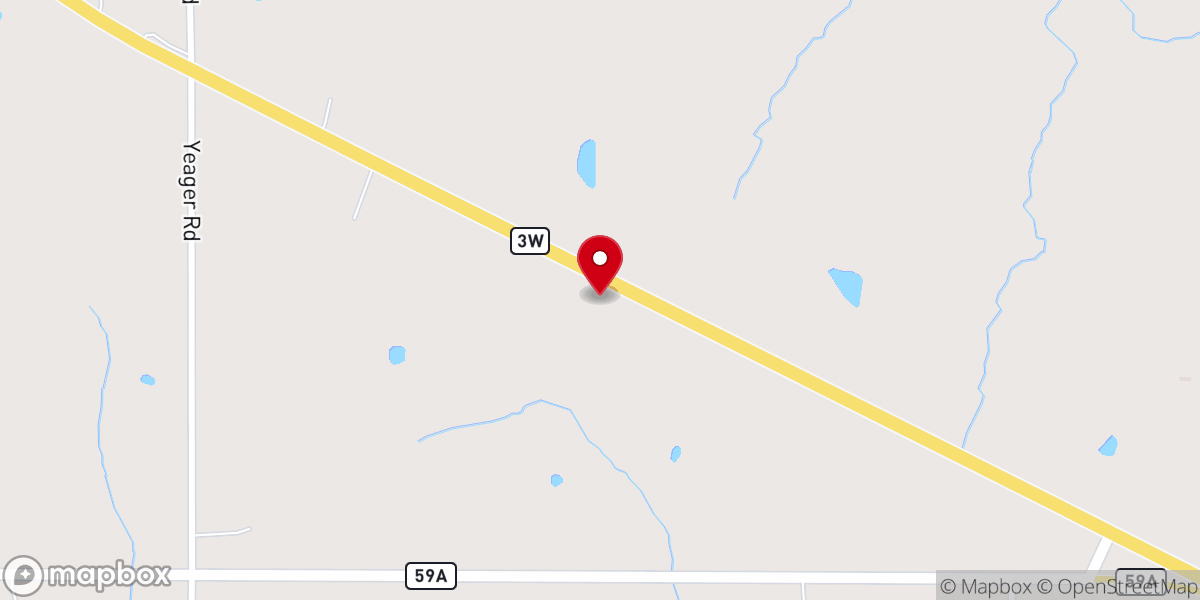 Map showing location of Hiway Tabernacle