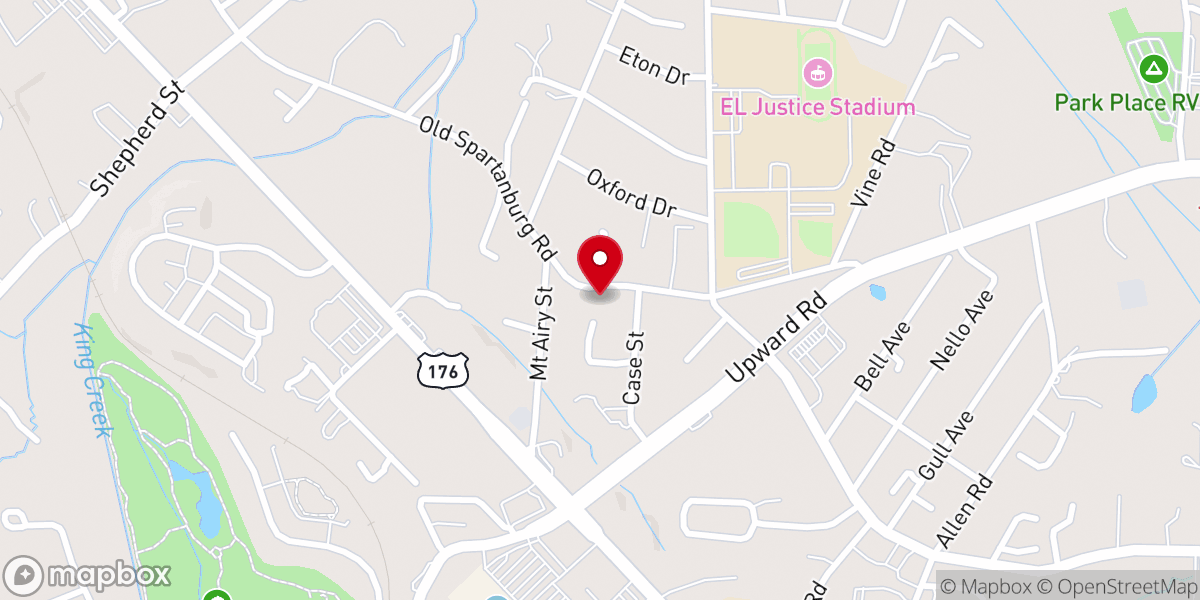 Map showing location of Gospel Mission