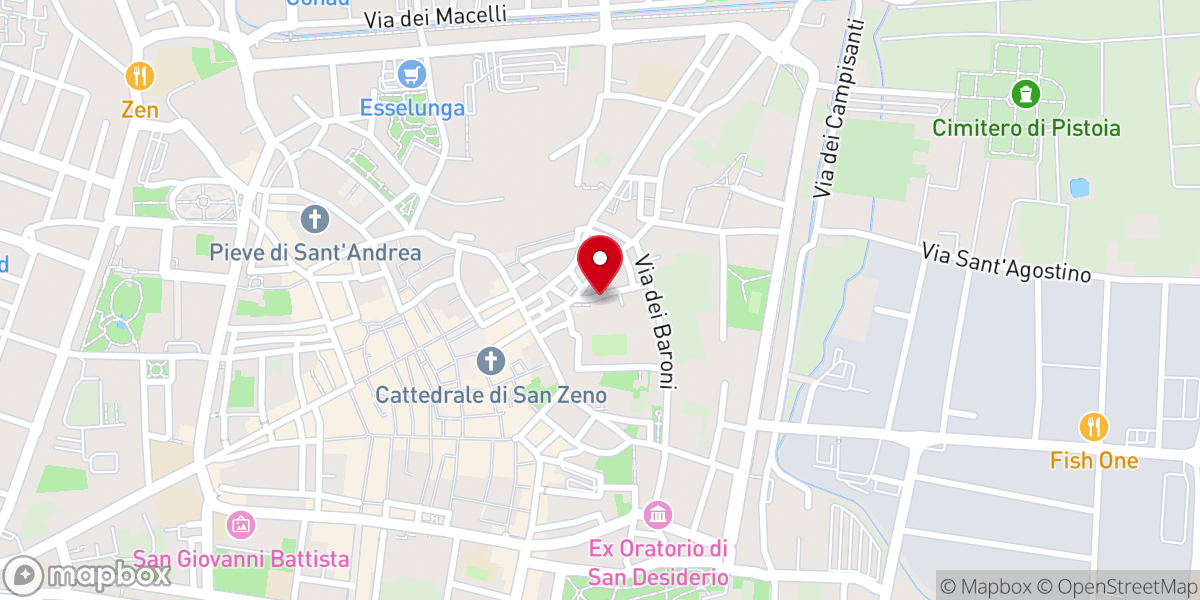 Map showing location of Parrocchia di San Bartolomeo