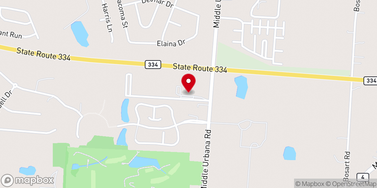 Map showing location of Northside Church of God