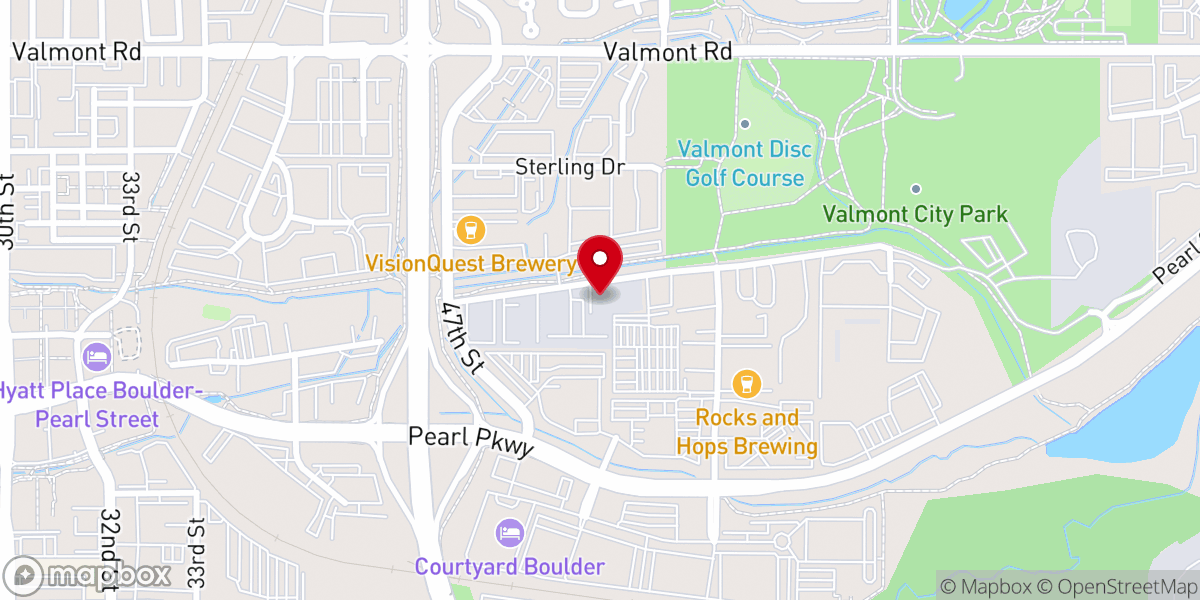 Map showing location of Harvest of Hope Pantry