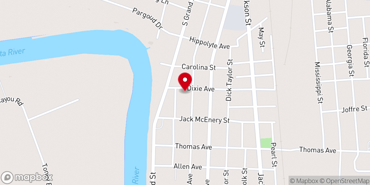 Map showing location of House of Prayer