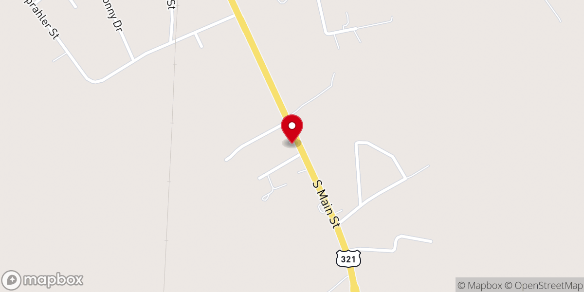 Map showing location of Pleasant Pines Independent Baptist Church
