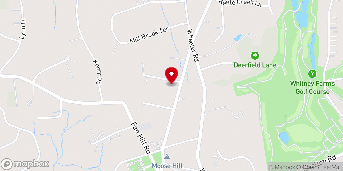 Map showing location of Monroe Methodist Church