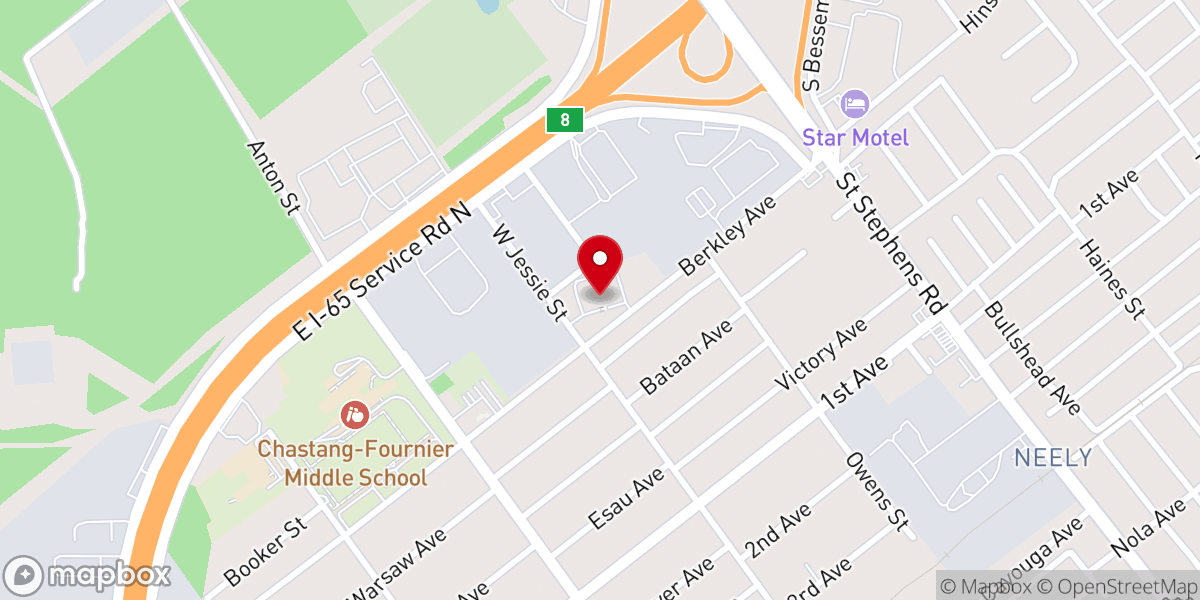 Map showing location of Mt Hebron Church Ministries