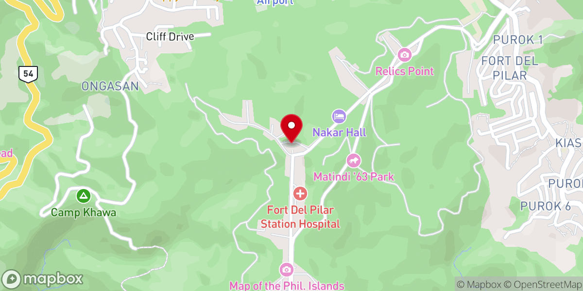 Map showing location of St. Ignatius de Loyola Chapel