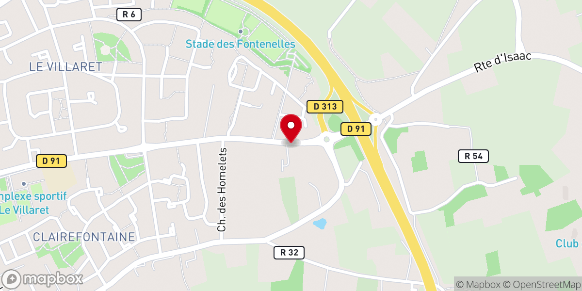 Map showing location of L’Église de Jésus-Christ des Saints des Derniers Jours