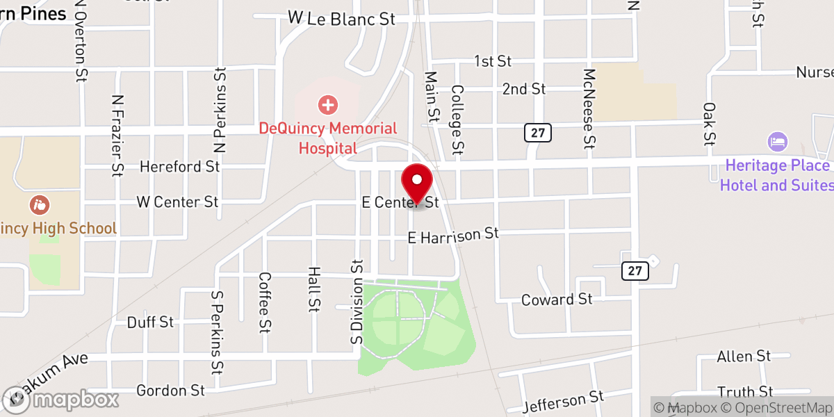 Map showing location of Crosspoint church