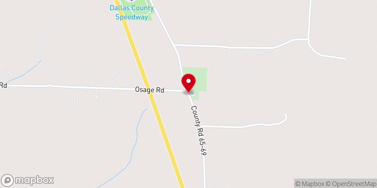 Map showing location of Mission Ridge Church