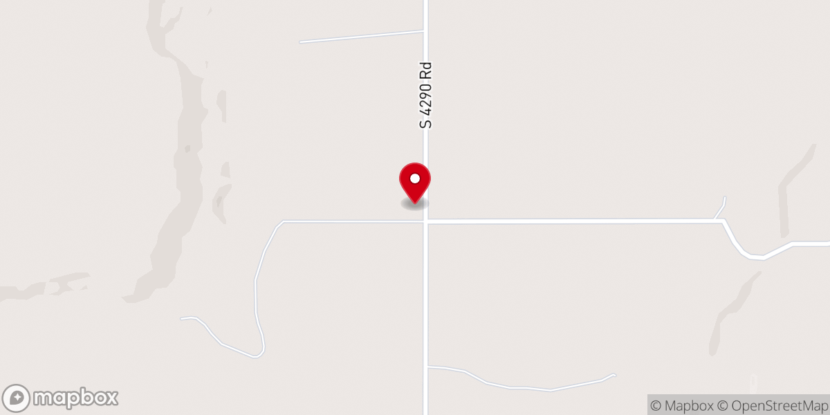 Map showing location of Bethel Church