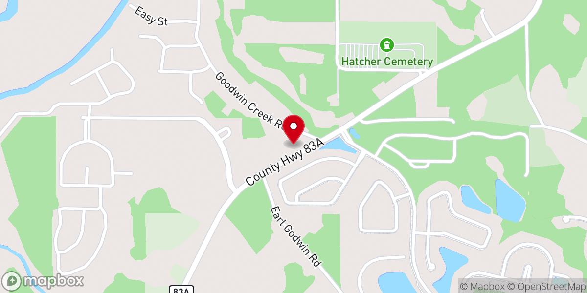 Map showing location of Heritage Church