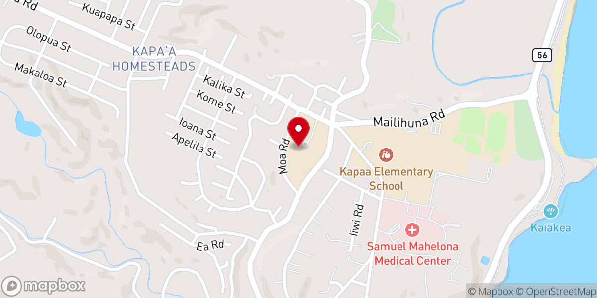 Map showing location of St. Catherine School