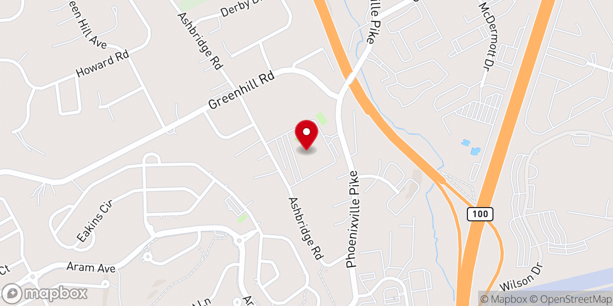 Map showing location of Christ Community Church