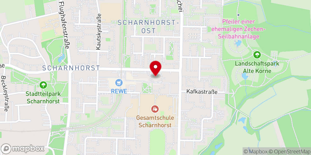 Map showing location of Kath. Franziskusgemeinde