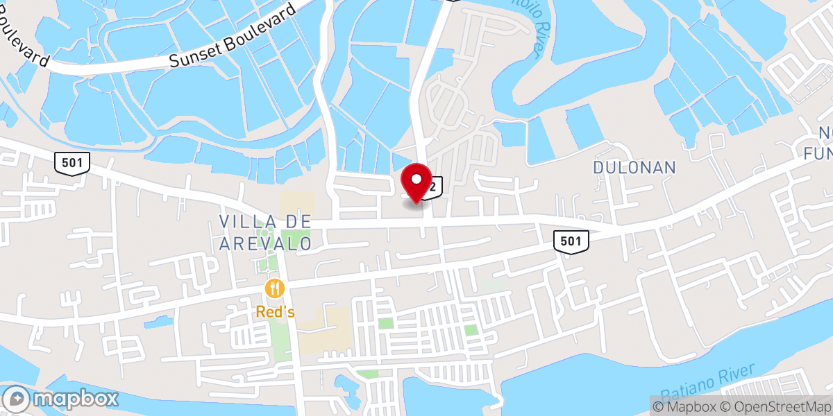 Map showing location of Garden Bible Baptist Church