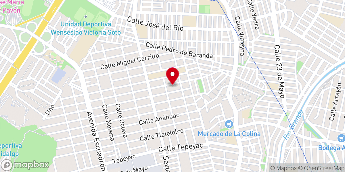 Map showing location of CASA de ORACIÓN NUEVOS COMIENZOS