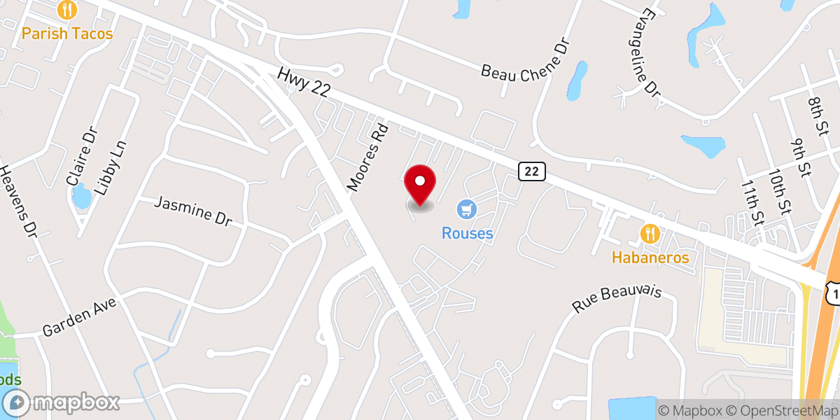 Map showing location of Turtle Creek Apartments