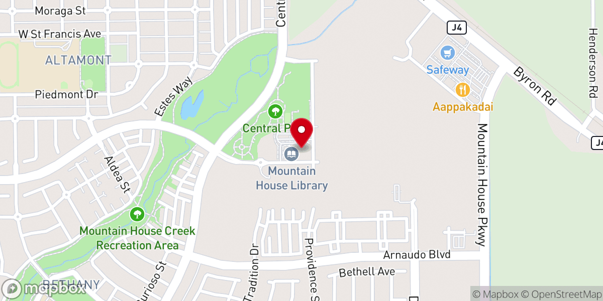 Map showing location of CCF Antioch