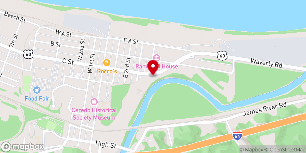 Map showing location of Austin's Homemade Ice Cream