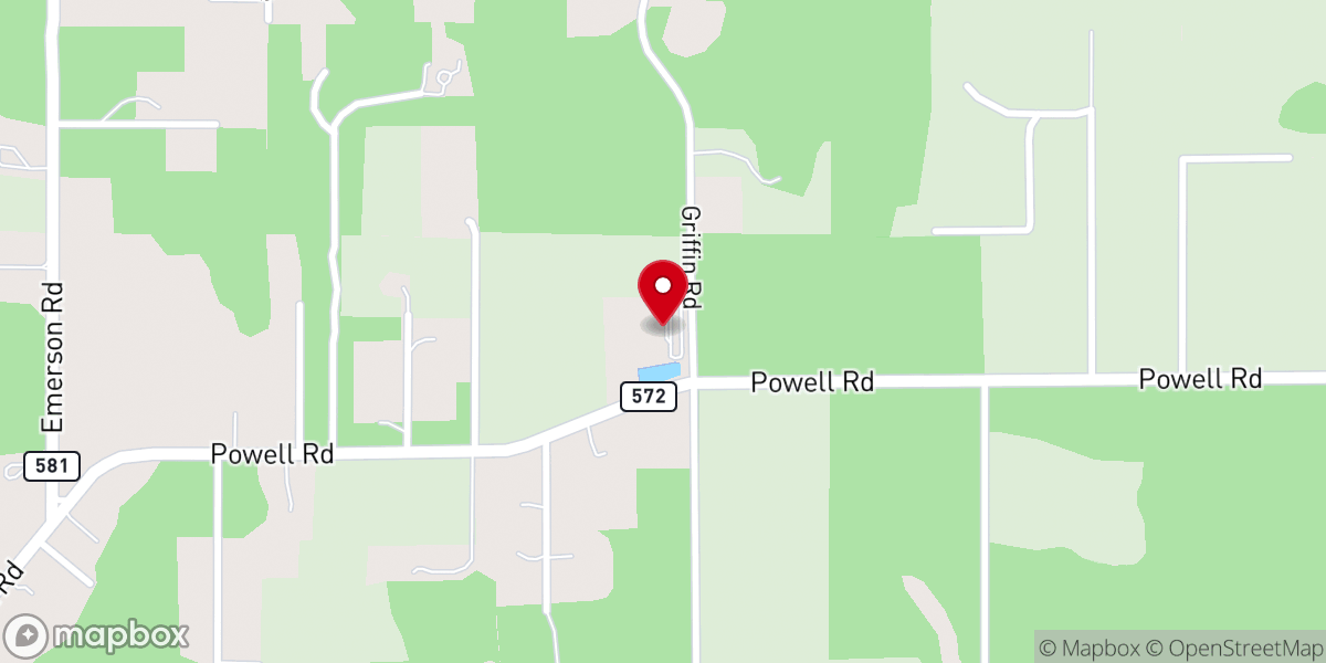 Map showing location of Community Bible Church